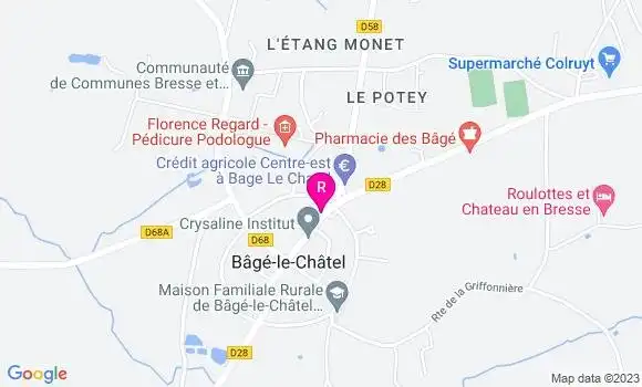 Localisation Restaurant Bar Aux Gaudrioles
