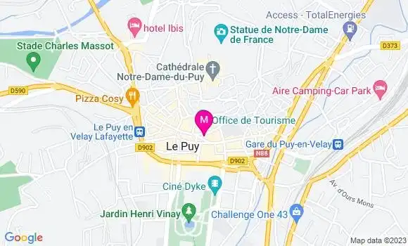 Localisation Restaurant  Le Clauzel