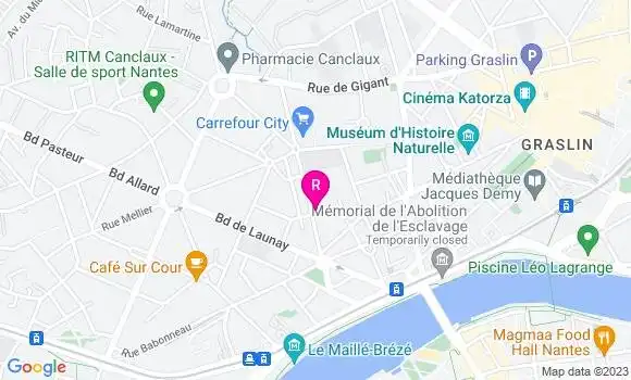 Localisation Brasserie Lamoricière