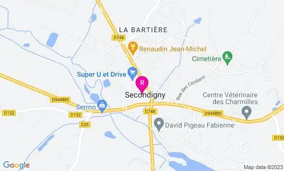 Localisation Restaurant  Le Gatinois