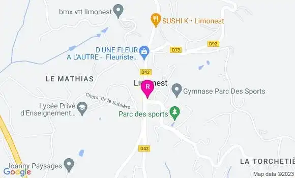 Localisation Restaurant  La Pièce du Boucher