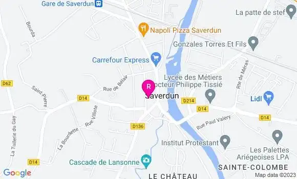 Localisation Restaurant  La Grignothèque