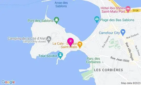 Localisation Crêperie du Port