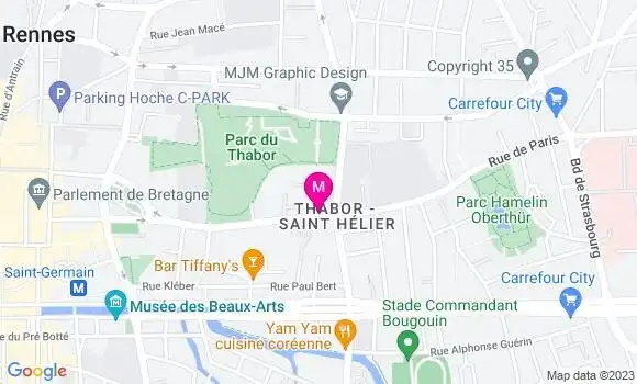 Localisation Restaurant Bar Le Marquis de Sade