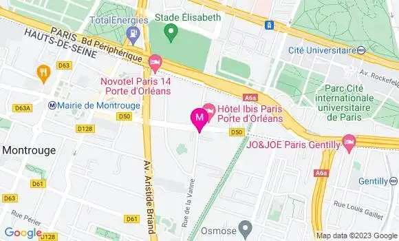 Localisation Restaurant  Le Beaujolais