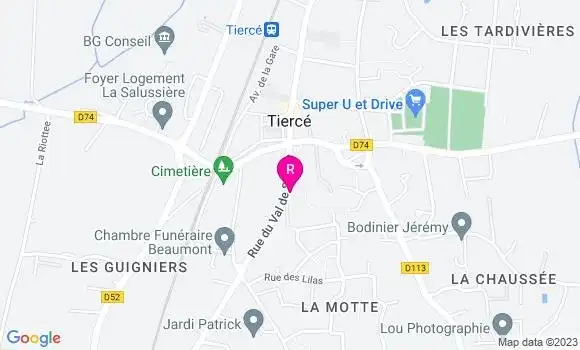 Localisation Bistrot Mauboussin