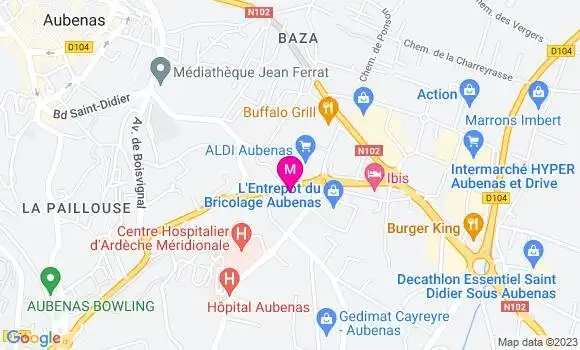 Localisation Restaurant  Le Ponson