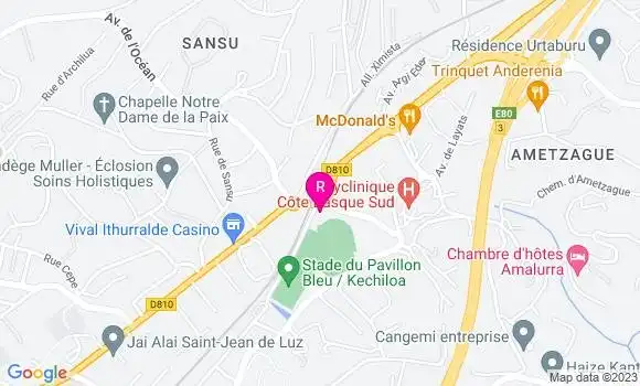 Localisation Restaurant  Le Petit Chalet