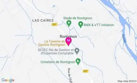 Localisation La Taverne du Gaulois