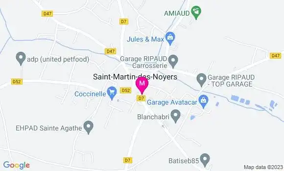Localisation Restaurant  Le Relais Saint Martin
