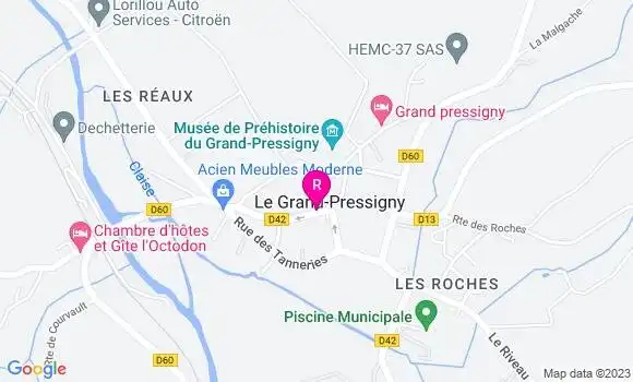 Localisation Restaurant  Chez Grand