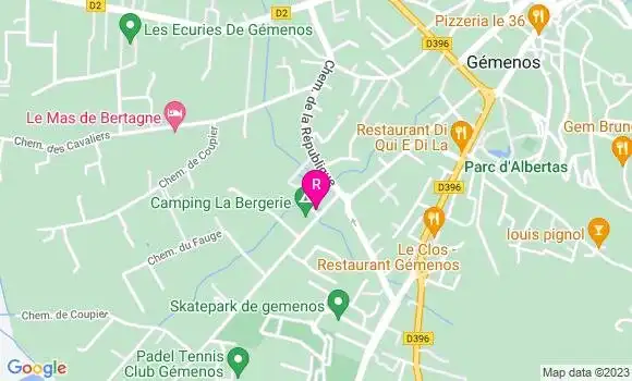 Localisation Restaurant  La Tonnelle