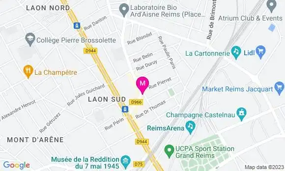 Localisation Restaurant Bar Le Saint Eugène