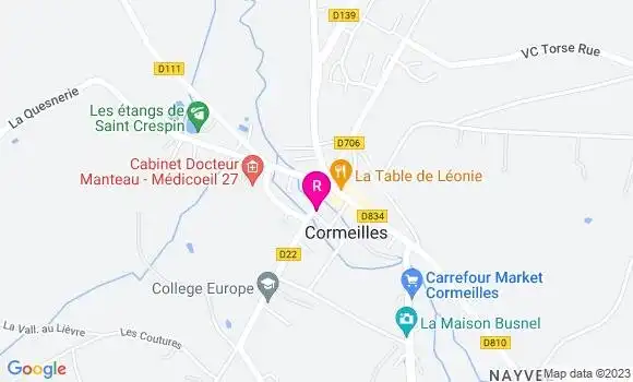 Localisation Bar Brasserie du Haras