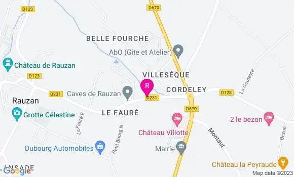 Localisation Restaurant  La Maison