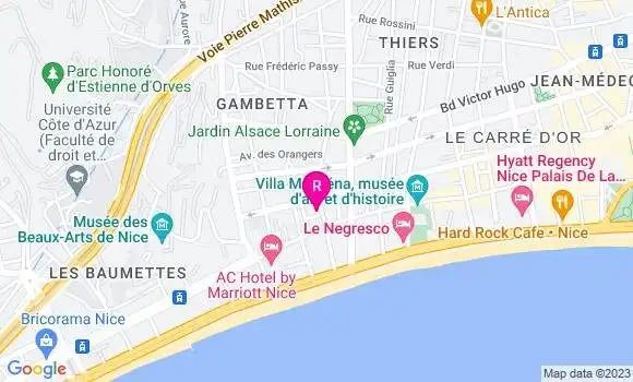 Localisation Restaurant Chinois Yami