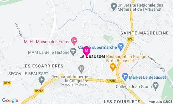 Localisation Restaurant  Le Cabanon