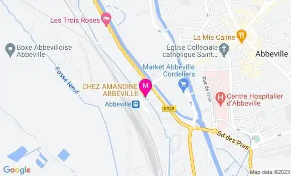 Localisation Restaurant  Chez Amandine