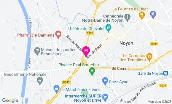 Localisation Le Bistrot d