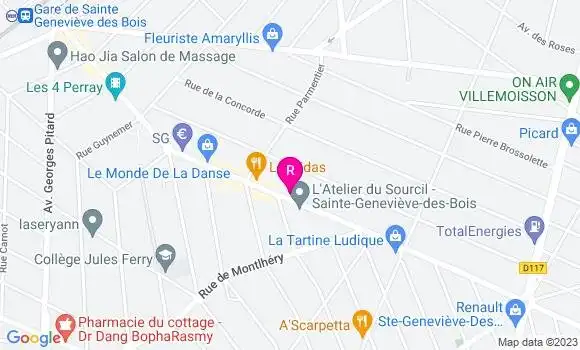 Localisation Restaurant  La Maison Créole