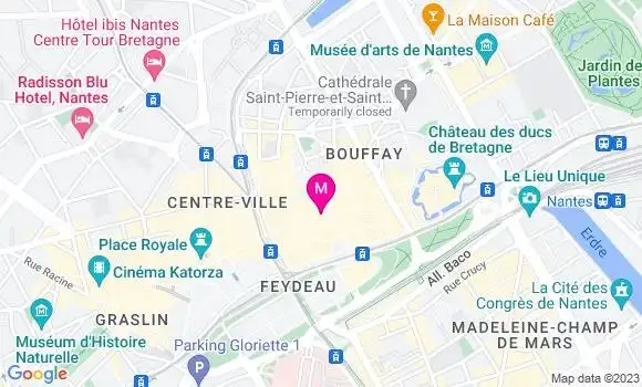 Localisation Crêperie La Cordelière