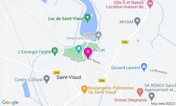 Localisation La Brasserie du Lac