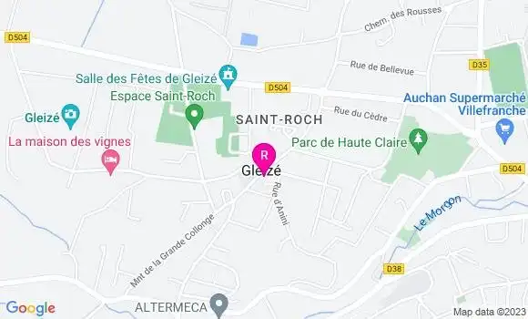 Localisation Brasserie Entre Nous
