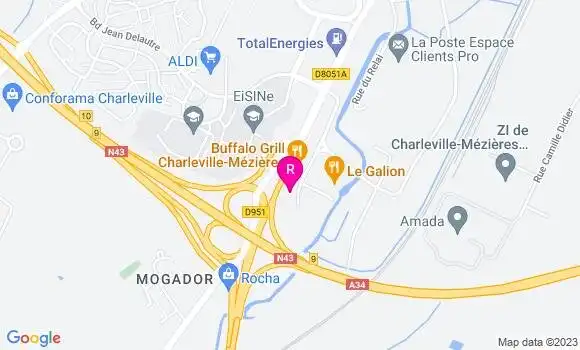 Localisation Restaurant  Planète Wok