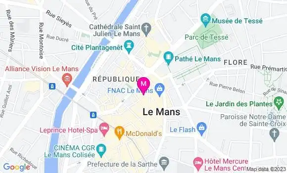 Localisation Restaurant Bar Le Comptoir