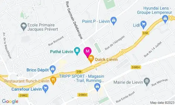 Localisation Restaurant  Au Bureau