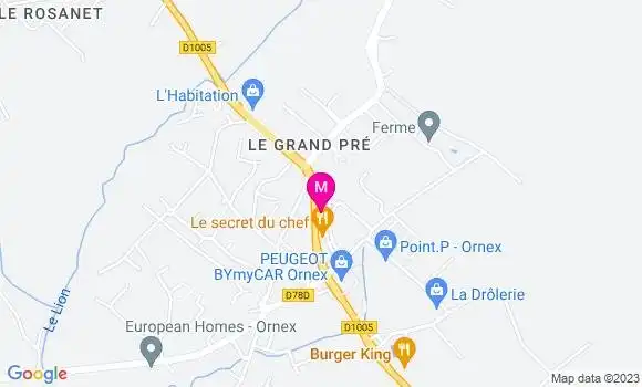 Localisation Restaurant  Le Secret du Chef