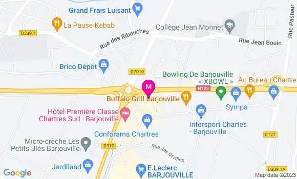 Localisation Memphis Restaurant Diner