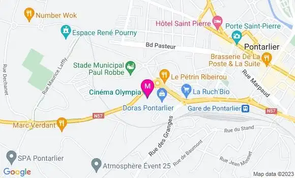 Localisation Restaurant  Le Pergaud