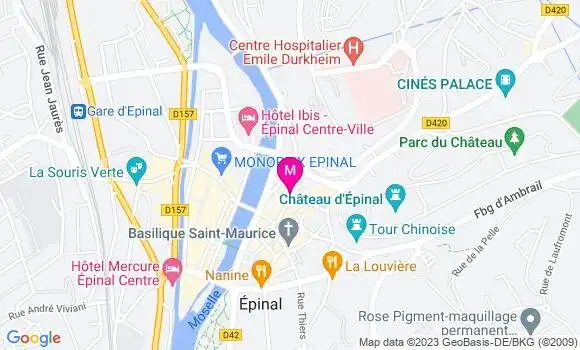Localisation Restaurant  Les Gourman
