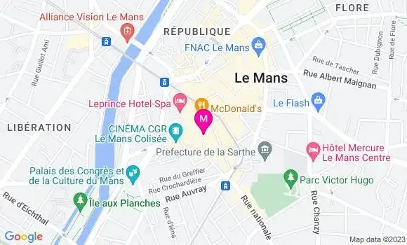 Localisation Restaurant Bar L