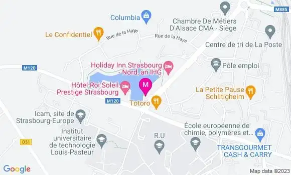 Localisation Restaurant  Côté Lac
