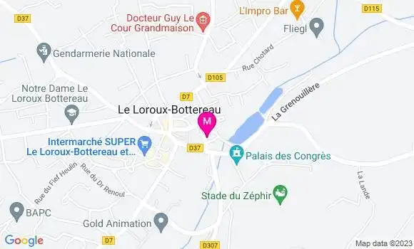 Localisation Restaurant  Hall Saint Lazare