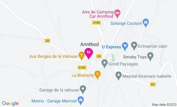 Localisation Restaurant  La Caborne