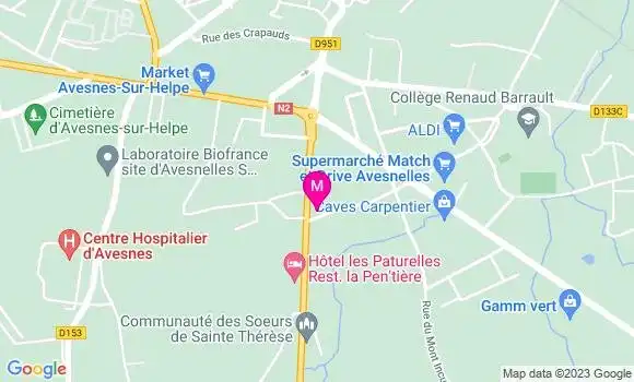 Localisation Restaurant  La Pen
