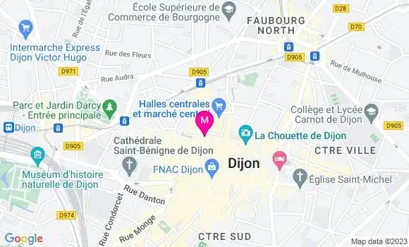 Localisation Restaurant Bar Le Corton