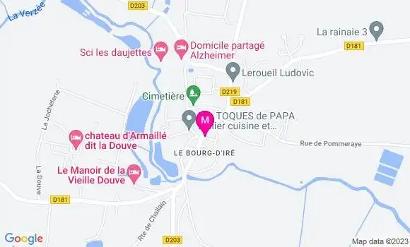 Localisation Restaurant  Le Relais de la Verzée