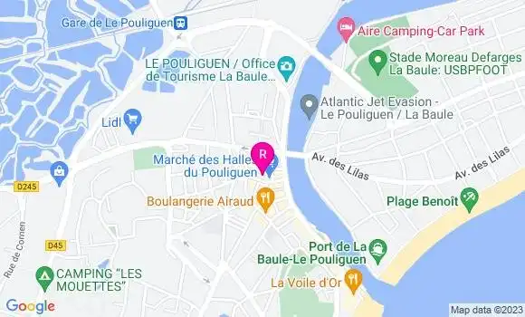 Localisation La Pizzeria des Halles