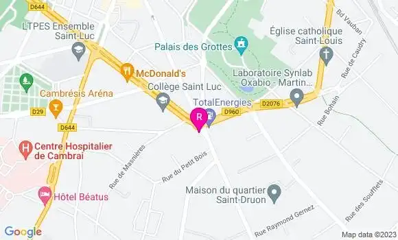 Localisation Restaurant  Le Saint Druon