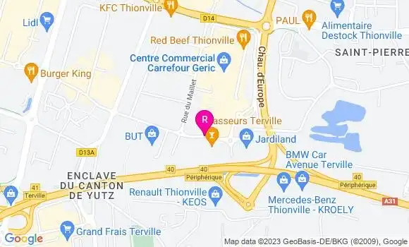 Localisation Restaurant  Les 3 Brasseurs