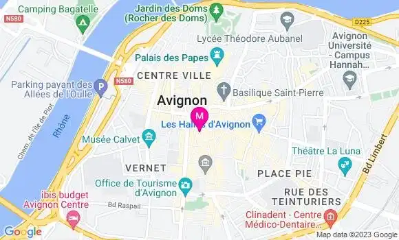 Localisation Restaurant  Le Vintage
