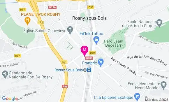 Localisation Restaurant  Santa Lucia