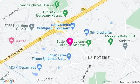 Localisation Restaurant  L
