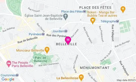 Localisation Restaurant  Les Mésanges