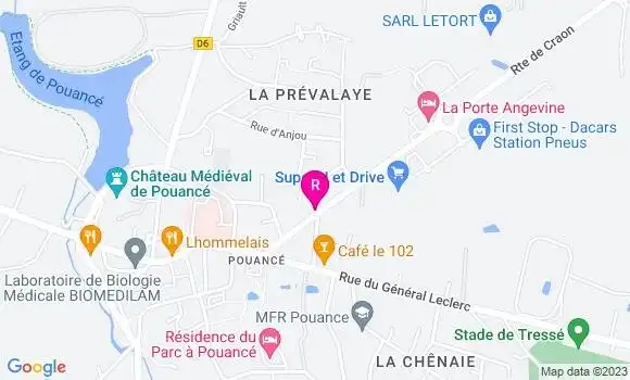 Localisation Restaurant  La Bon