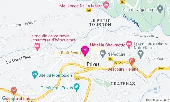 Localisation Restaurant  Le Petit Resto